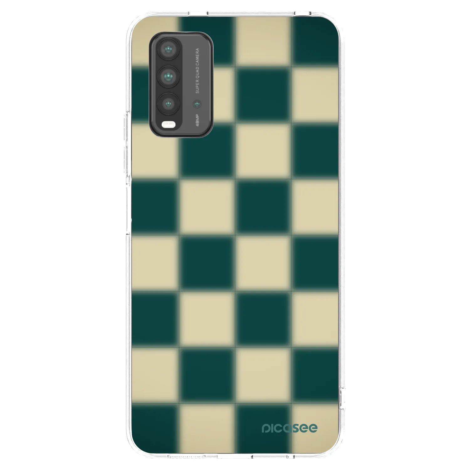 Picasee crna silikonska maskica za Xiaomi Redmi 9T - Shadow Chess