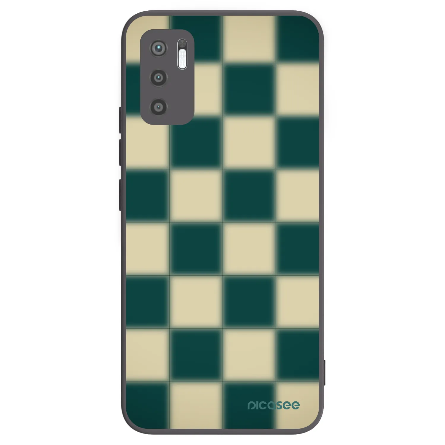 Picasee crna silikonska maskica za Xiaomi Redmi Note 10 5G - Shadow Chess