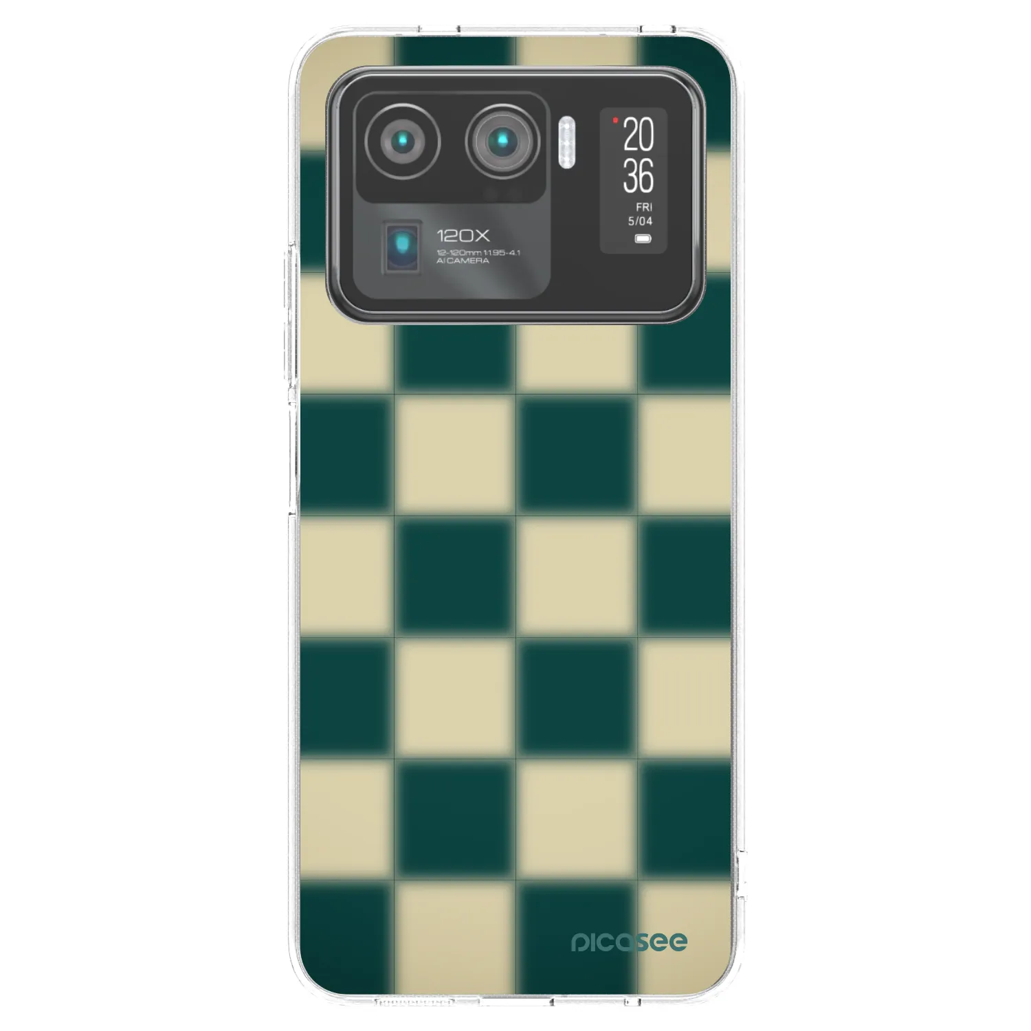 Picasee silikonska prozirna maskica za Xiaomi Mi 11 Ultra - Shadow Chess