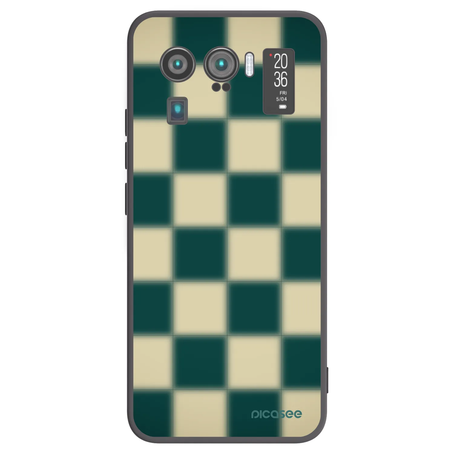 Picasee crna silikonska maskica za Xiaomi Mi 11 Ultra - Shadow Chess