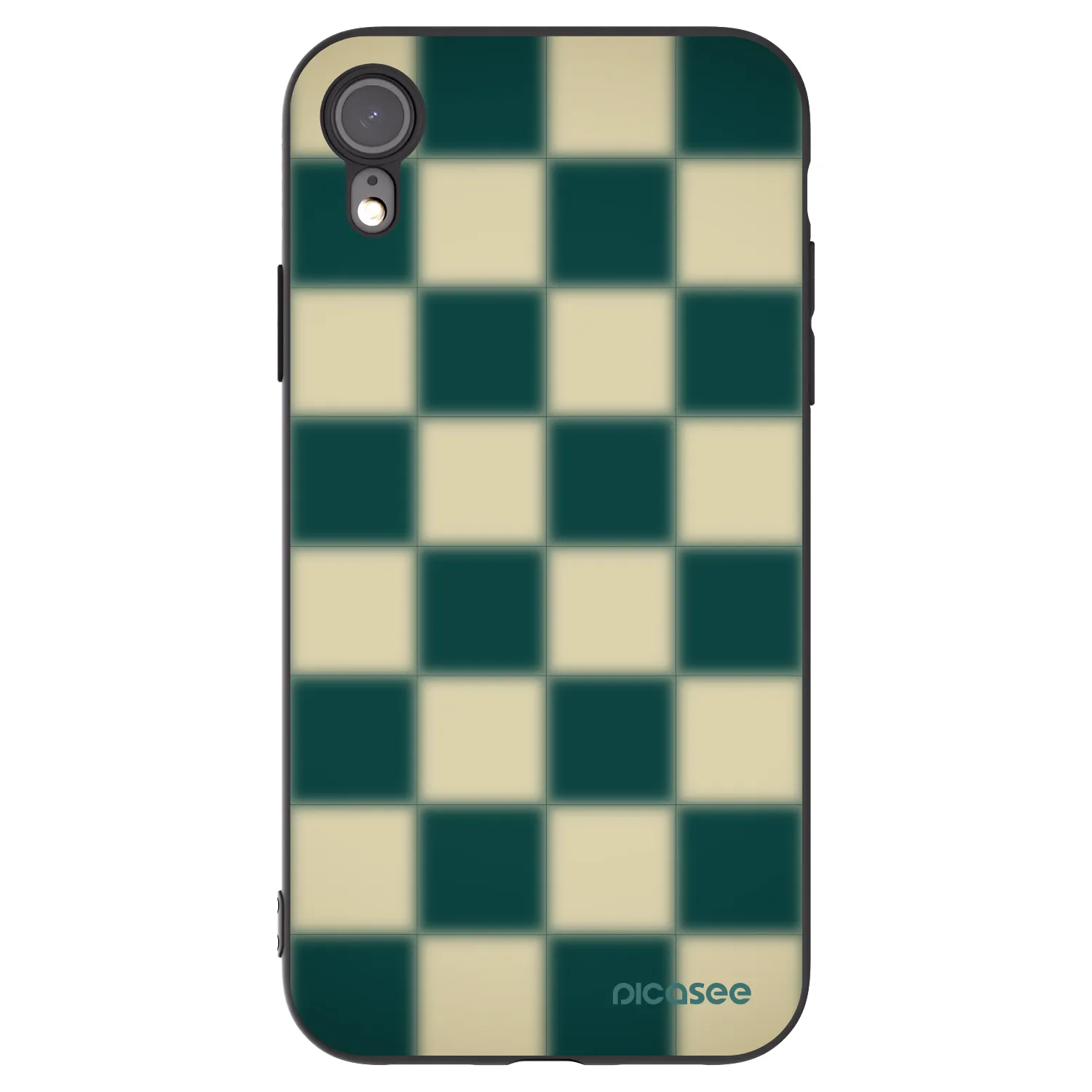 Picasee crna silikonska maskica za Apple iPhone XR - Shadow Chess