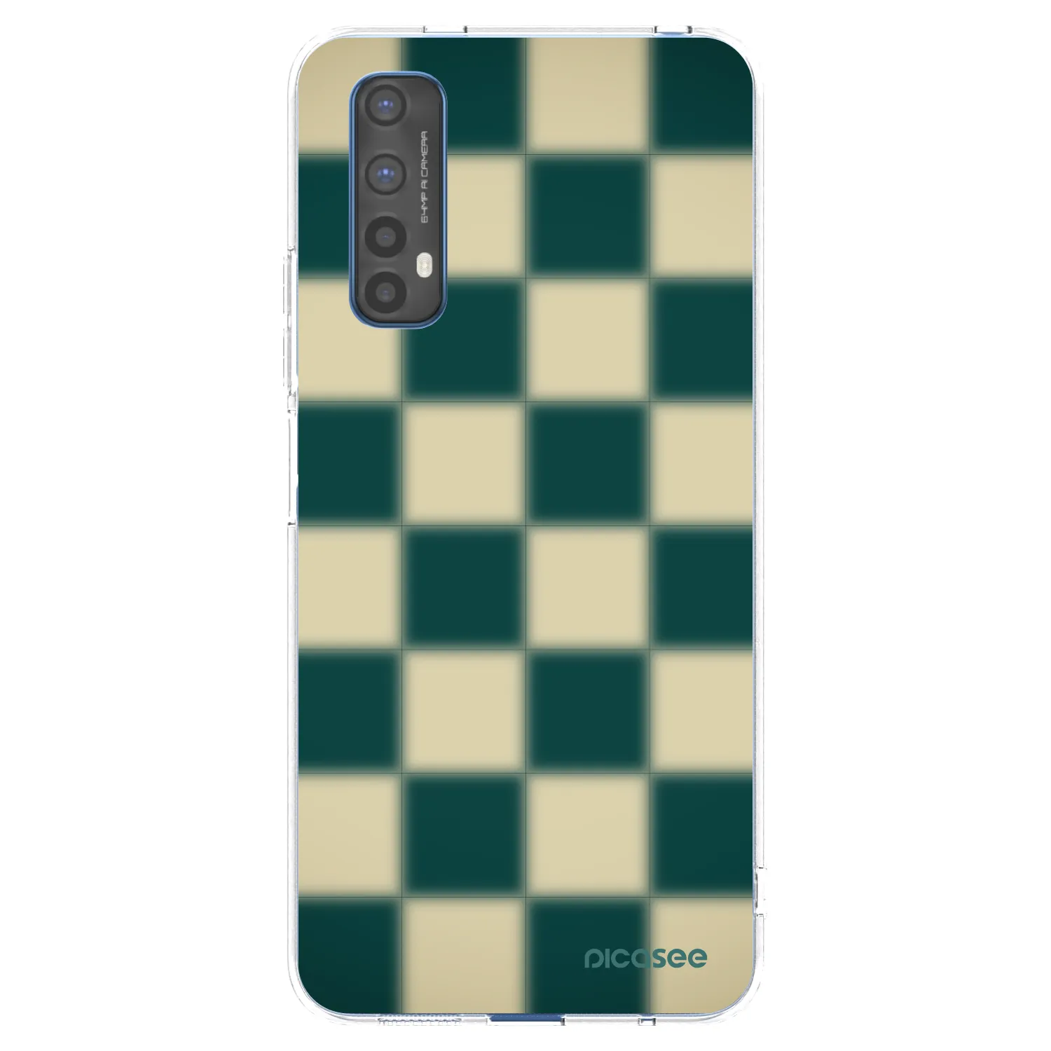 Picasee silikonska prozirna maskica za Realme 7 - Shadow Chess
