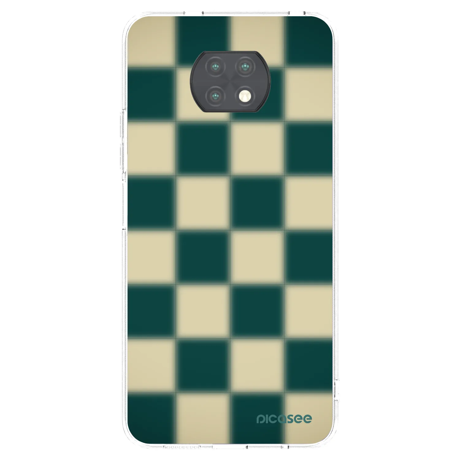Picasee silikonska prozirna maskica za Xiaomi Redmi Note 9T - Shadow Chess