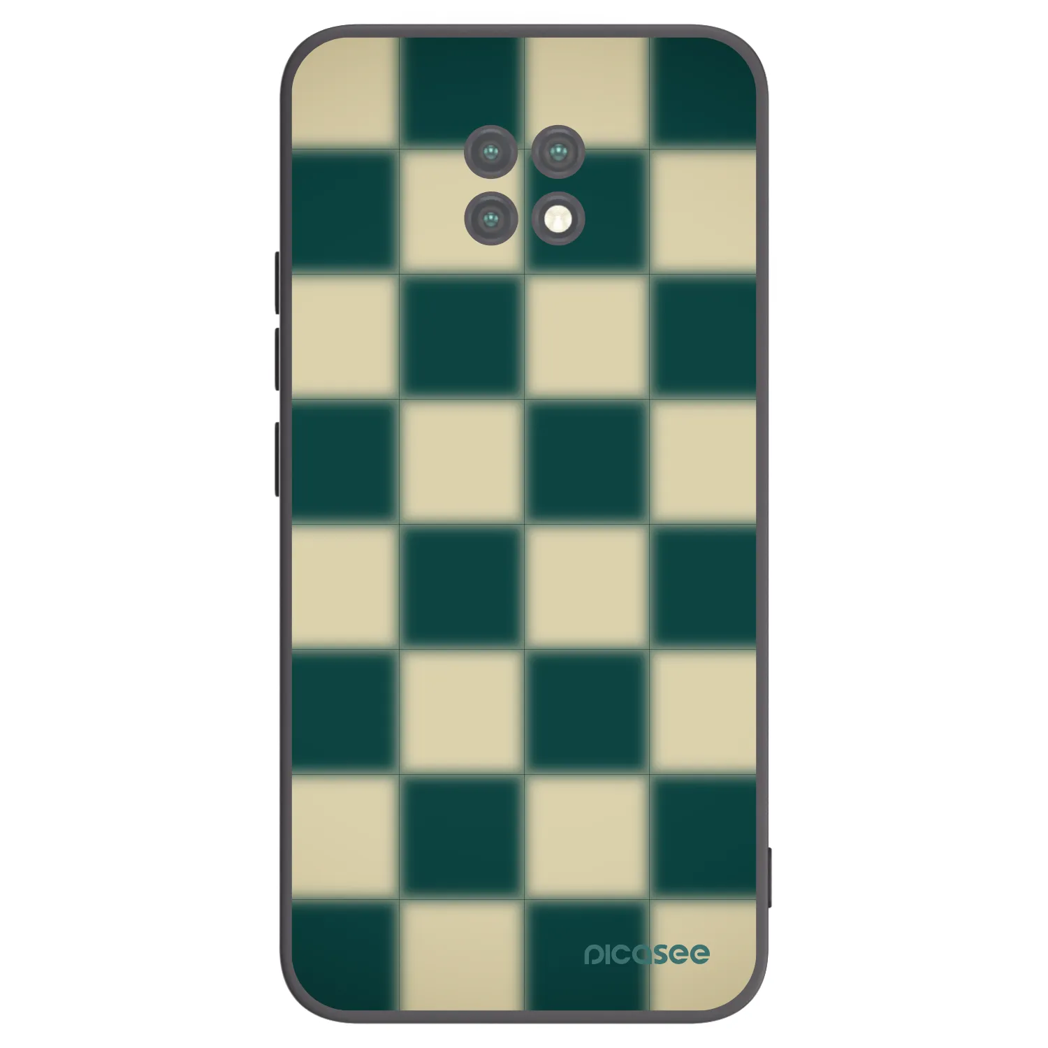 Picasee crna silikonska maskica za Xiaomi Redmi Note 9T - Shadow Chess