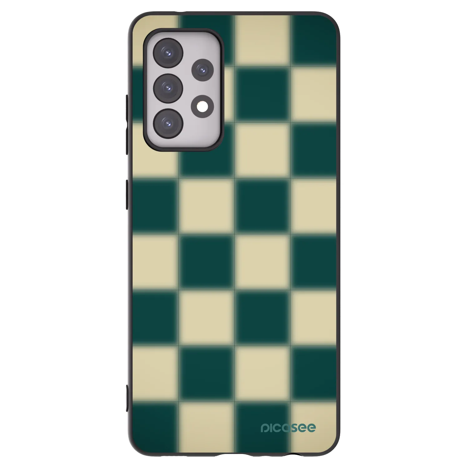 Picasee crna silikonska maskica za Samsung Galaxy A52s 5G A528B - Shadow Chess