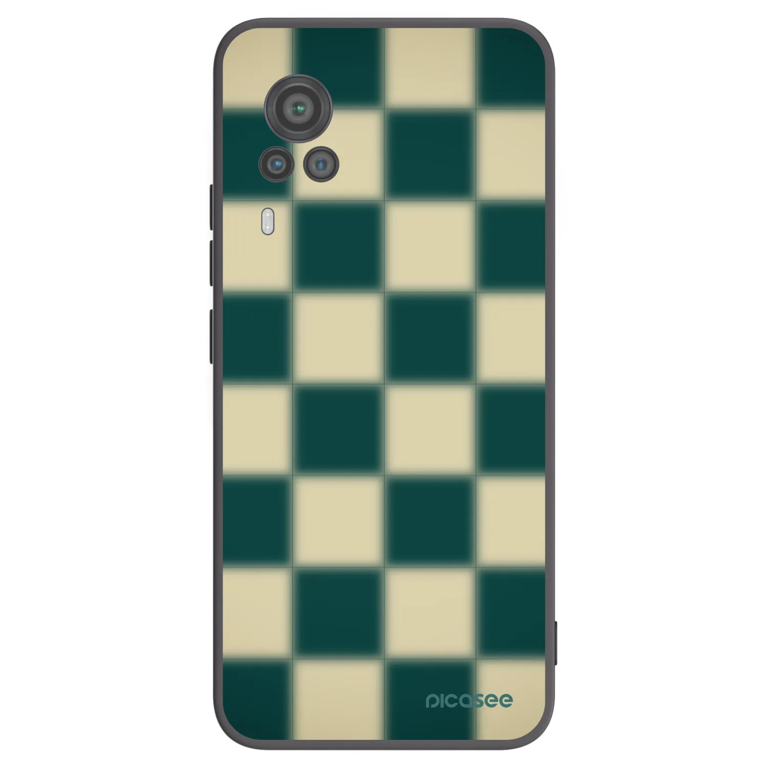 Picasee crna silikonska maskica za Vivo X60 Pro 5G - Shadow Chess