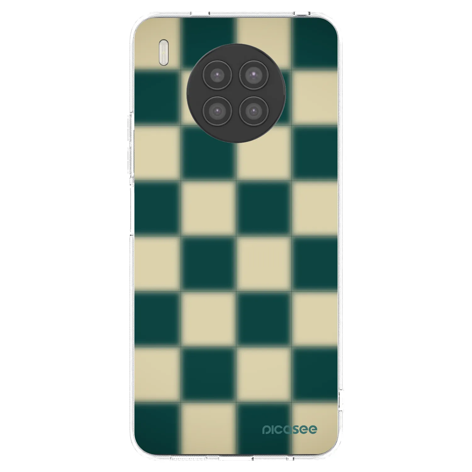 Picasee silikonska prozirna maskica za Huawei Nova 8i - Shadow Chess