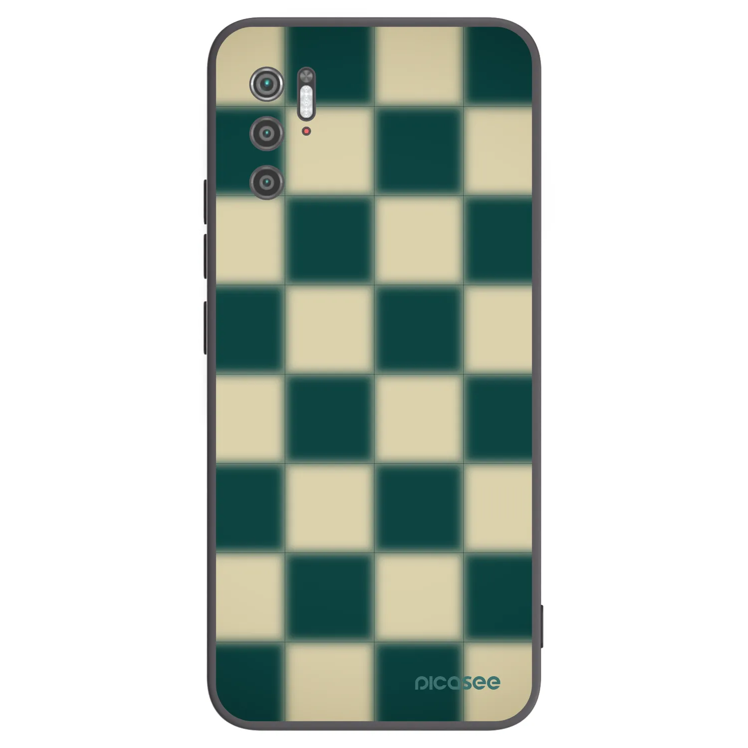 Picasee crna silikonska maskica za Xiaomi Poco M3 Pro 5G - Shadow Chess
