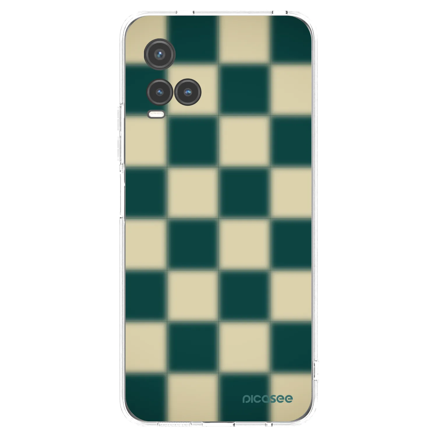 Picasee silikonska prozirna maskica za Vivo Y33s - Shadow Chess