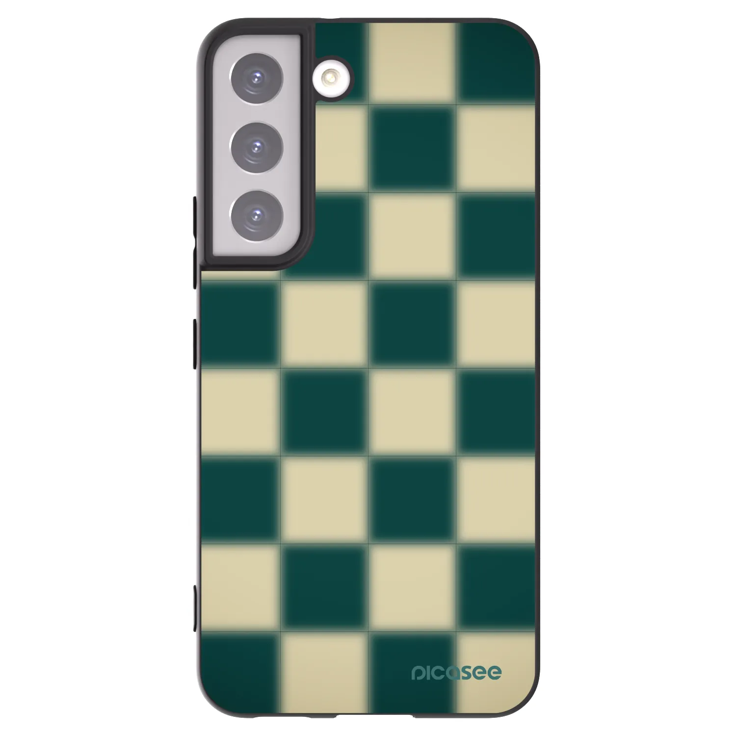 Picasee crna silikonska maskica za Samsung Galaxy S22 5G - Shadow Chess