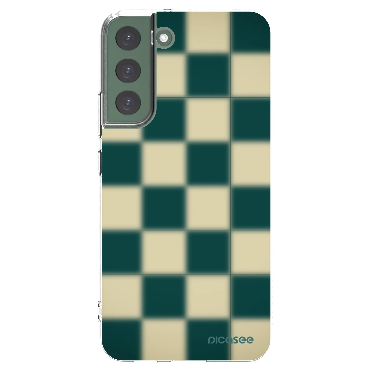 Picasee silikonska prozirna maskica za Samsung Galaxy S22+ 5G - Shadow Chess