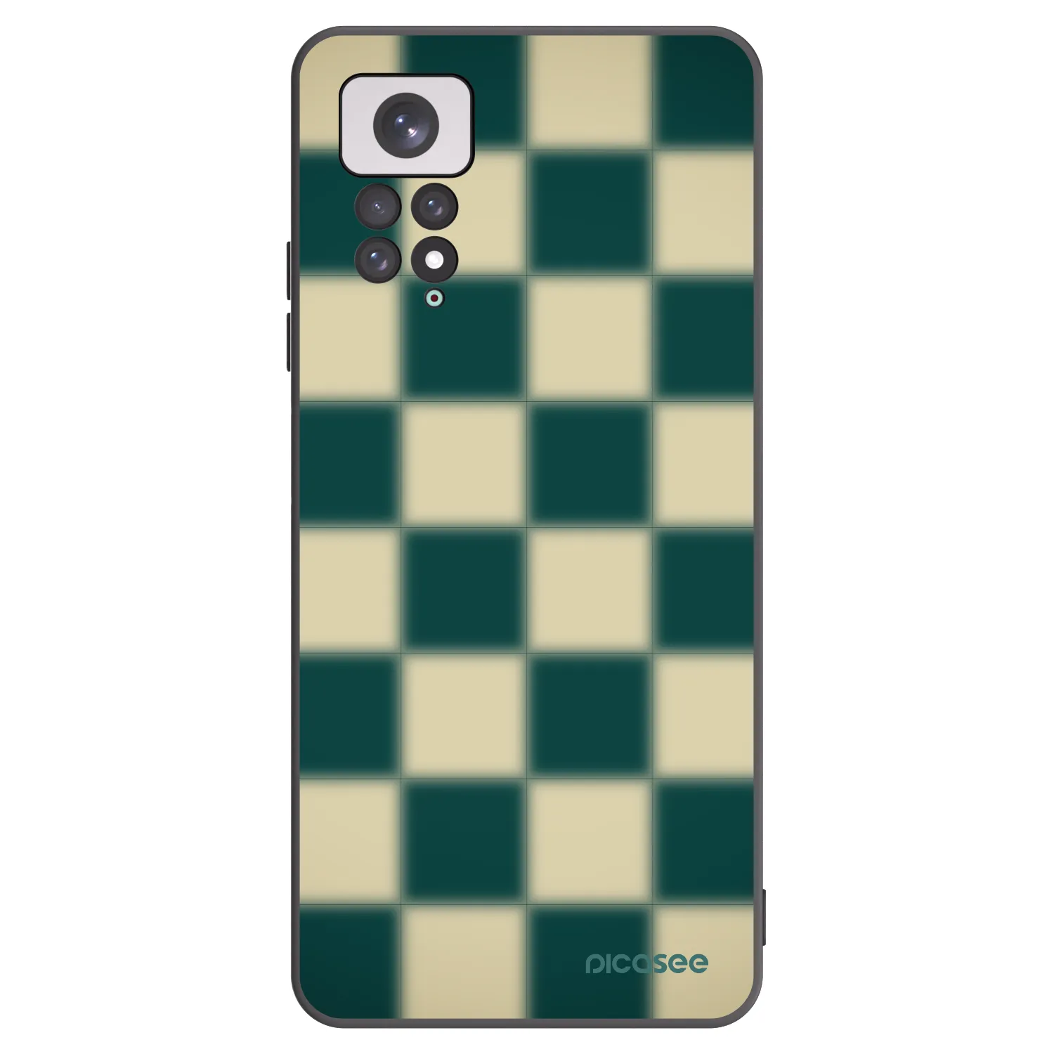 Picasee crna silikonska maskica za Xiaomi Redmi Note 11 - Shadow Chess