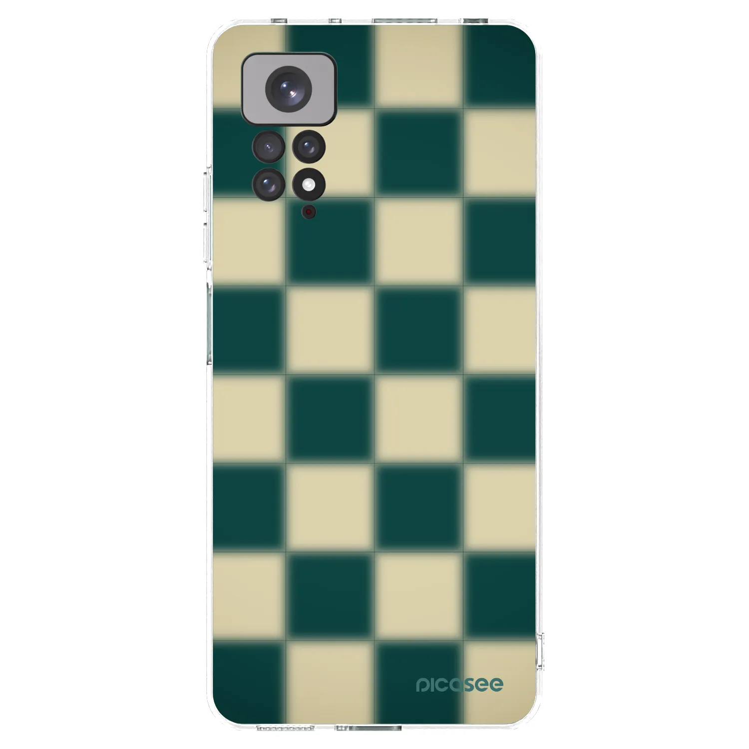 Picasee silikonska prozirna maskica za Xiaomi Redmi Note 11 - Shadow Chess