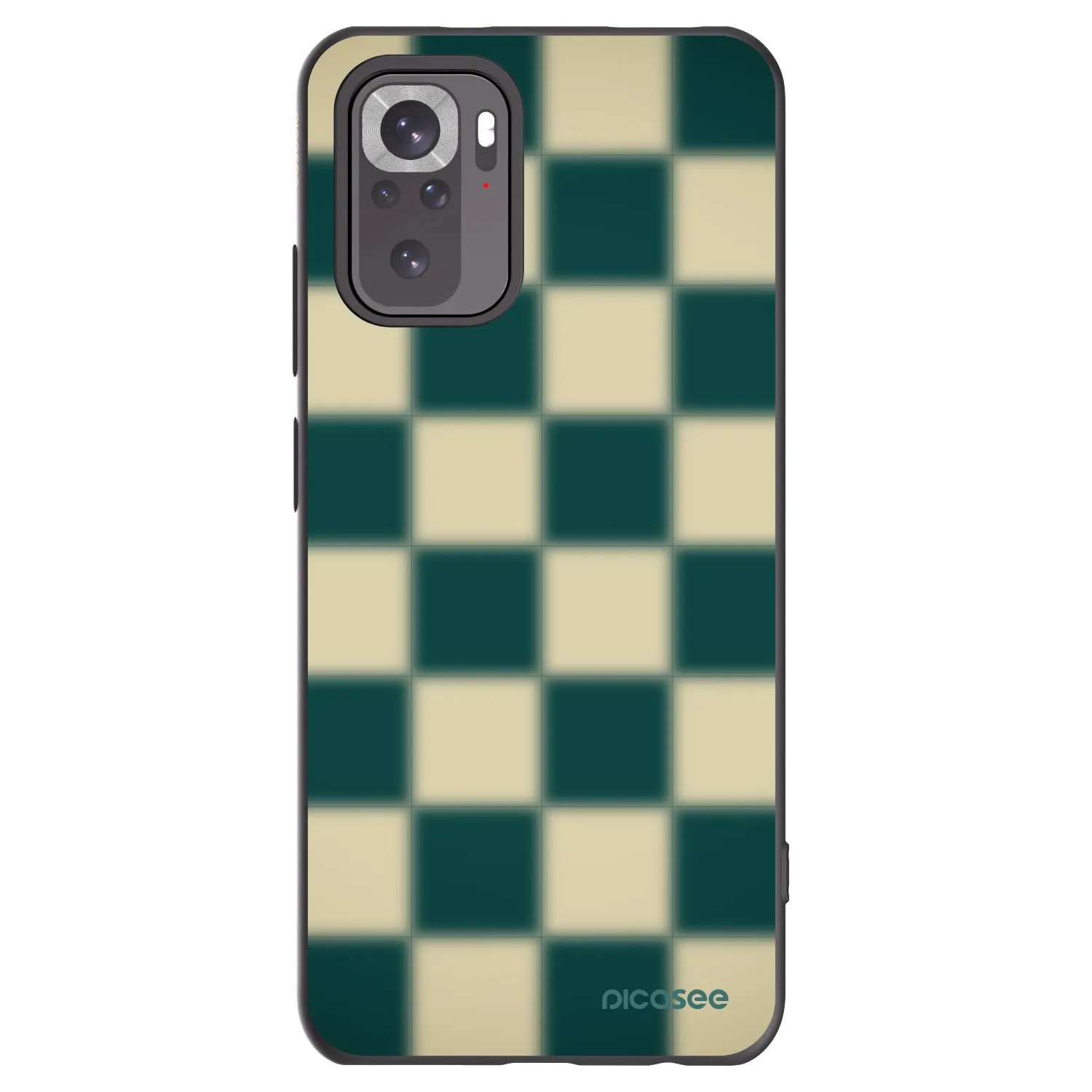 Picasee crna silikonska maskica za Xiaomi Redmi Note 11S 4G - Shadow Chess