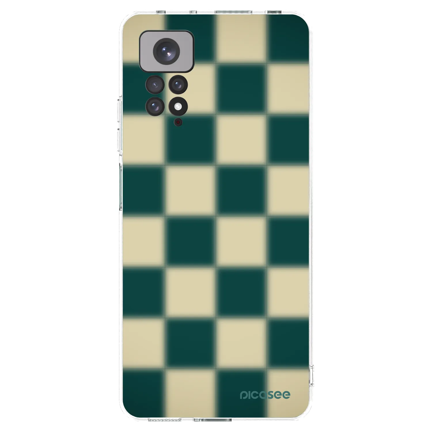 Picasee silikonska prozirna maskica za Xiaomi Redmi Note 11S 4G - Shadow Chess