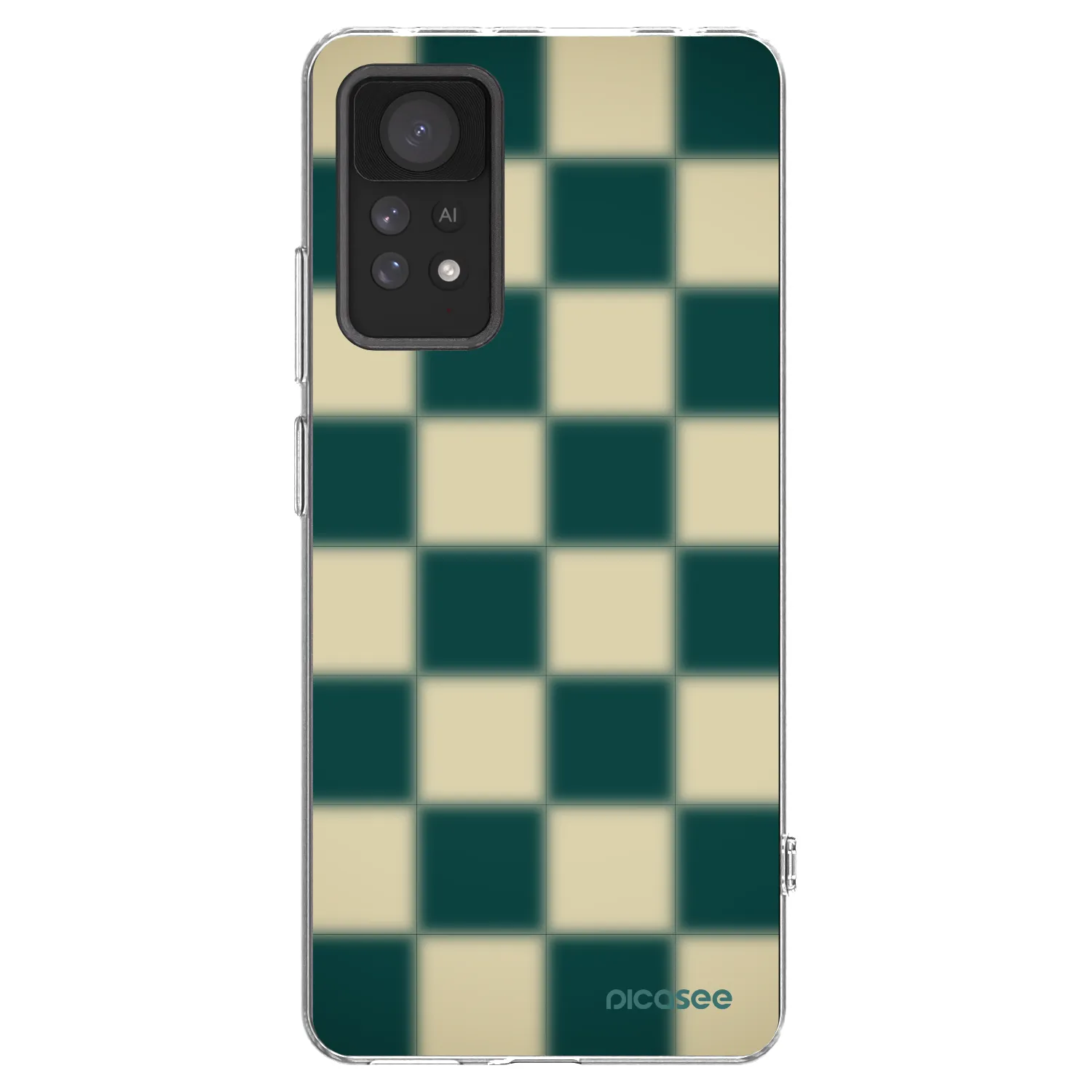 Picasee silikonska prozirna maskica za Xiaomi Redmi Note 11 Pro - Shadow Chess