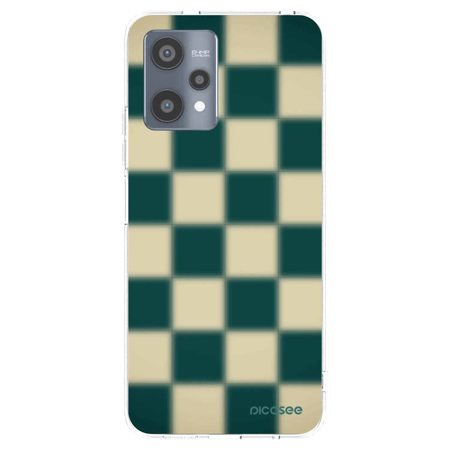 Picasee silikonska prozirna maskica za Realme 9 Pro 5G - Shadow Chess