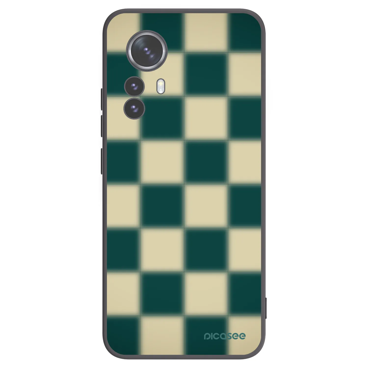 Picasee crna silikonska maskica za Xiaomi 12 Pro - Shadow Chess
