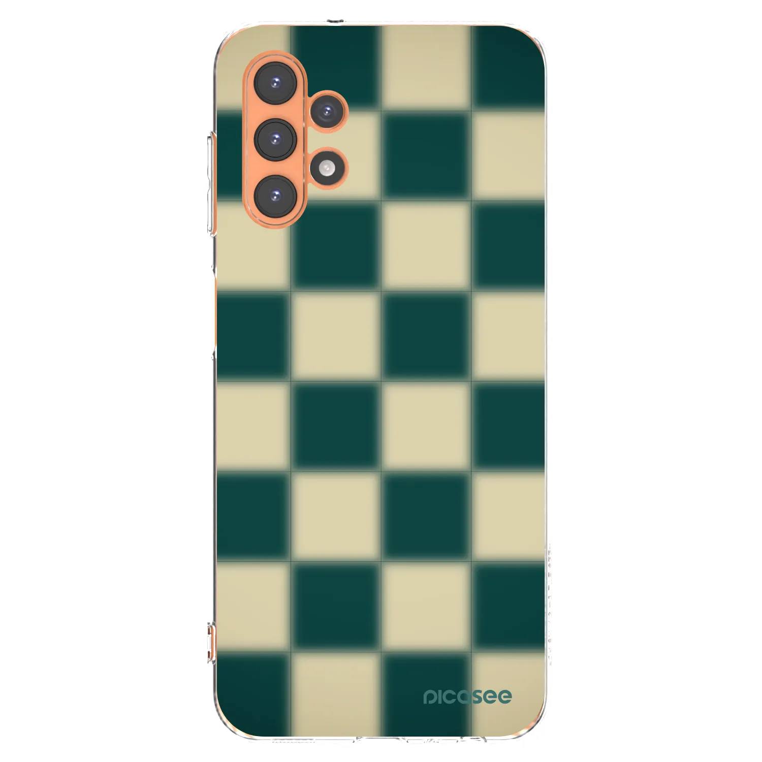 Picasee silikonska prozirna maskica za Samsung Galaxy A13 4G A135 - Shadow Chess