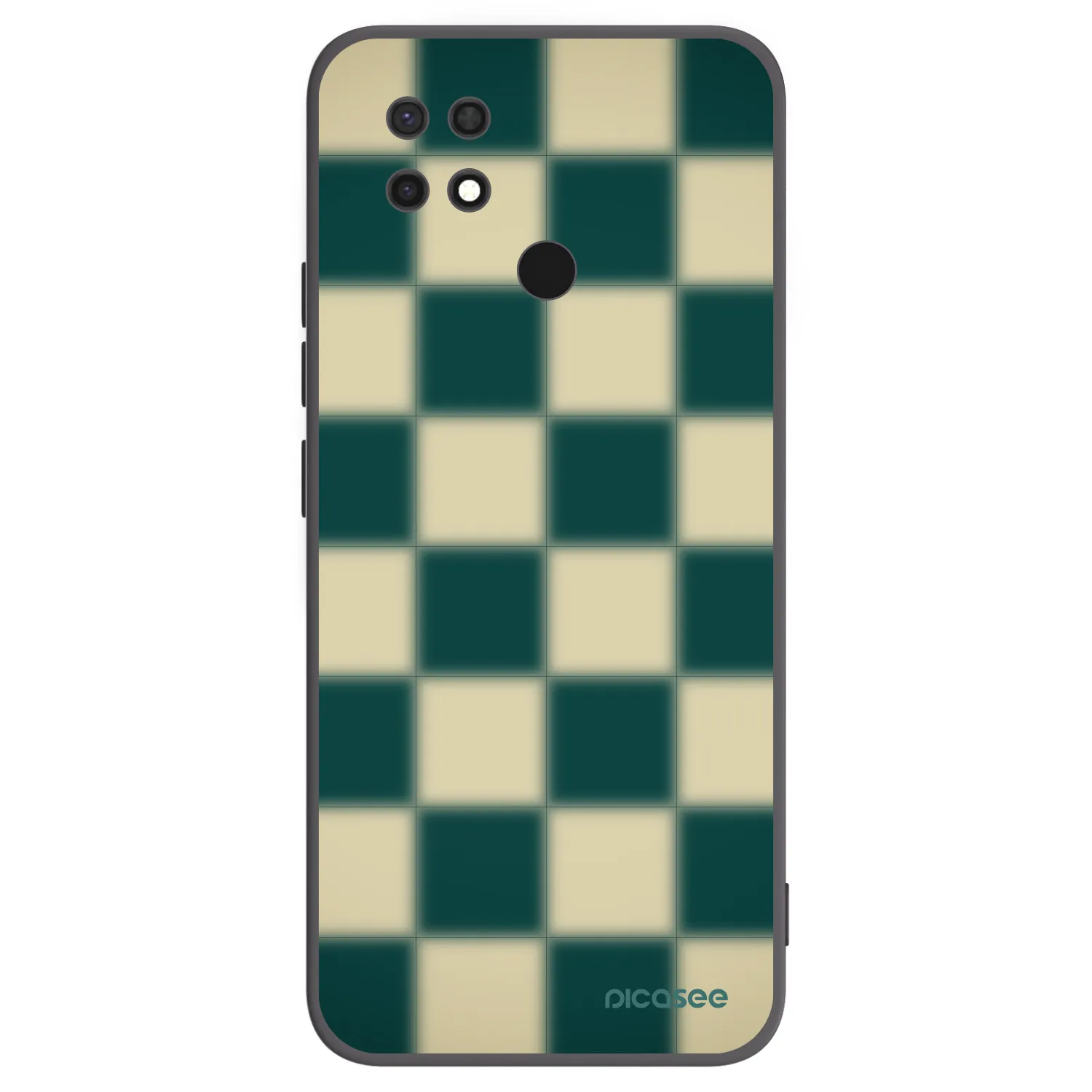 Picasee crna silikonska maskica za Xiaomi Redmi 10C - Shadow Chess