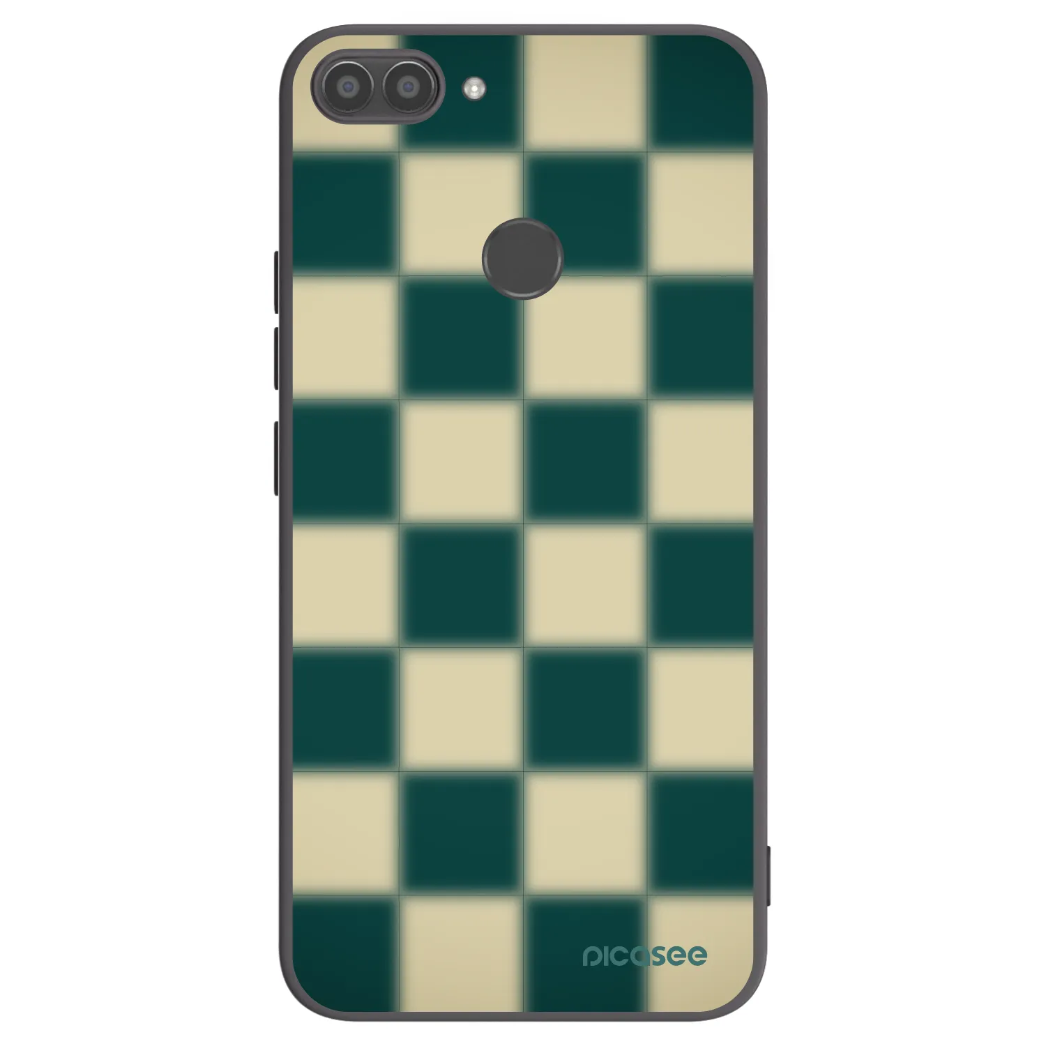 Picasee crna silikonska maskica za Huawei P Smart - Shadow Chess