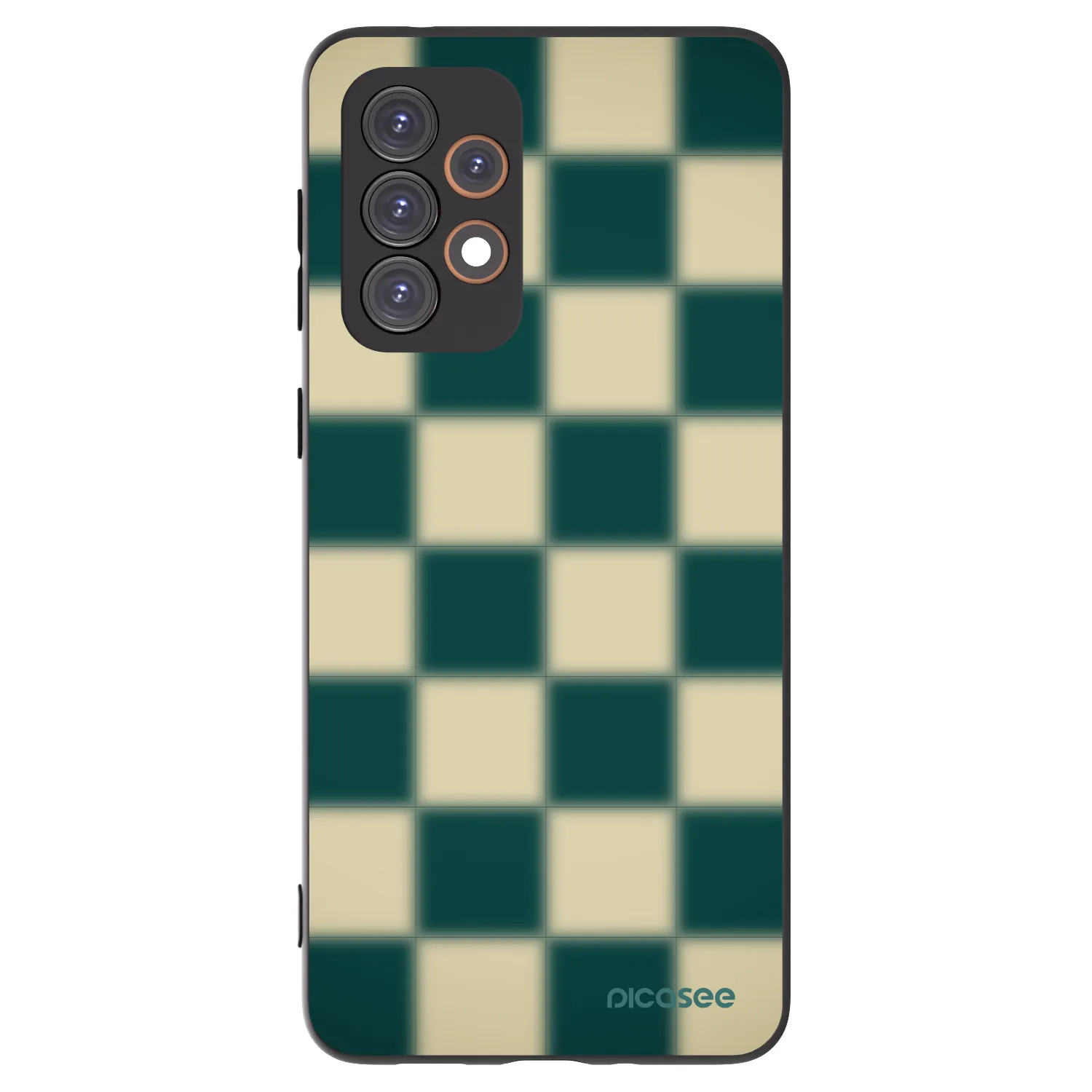Picasee crna silikonska maskica za Samsung Galaxy A33 5G A336 - Shadow Chess