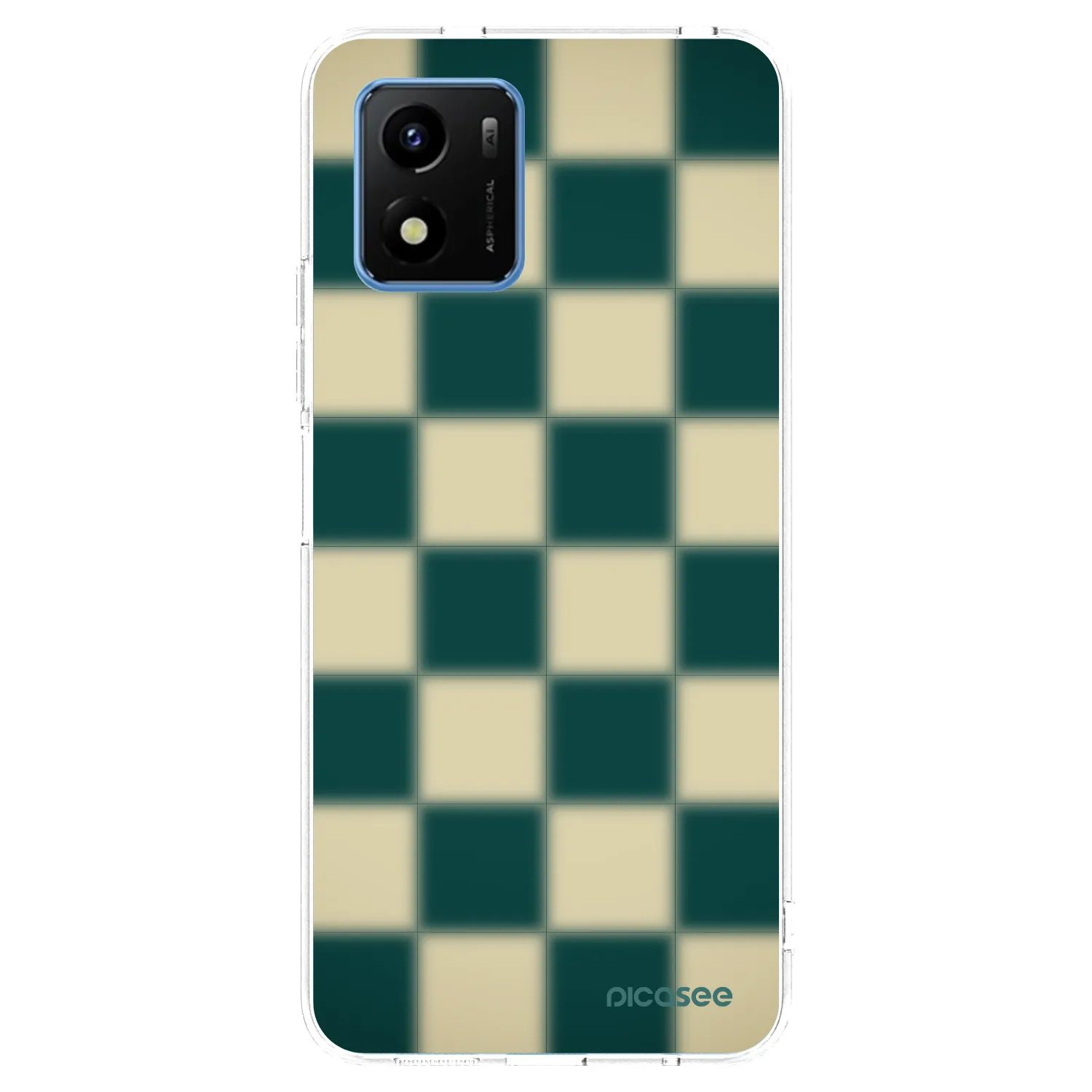Picasee silikonska prozirna maskica za Vivo Y01 - Shadow Chess