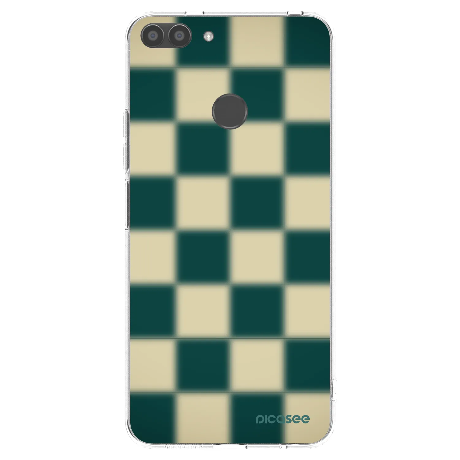 Picasee silikonska prozirna maskica za Huawei P Smart - Shadow Chess