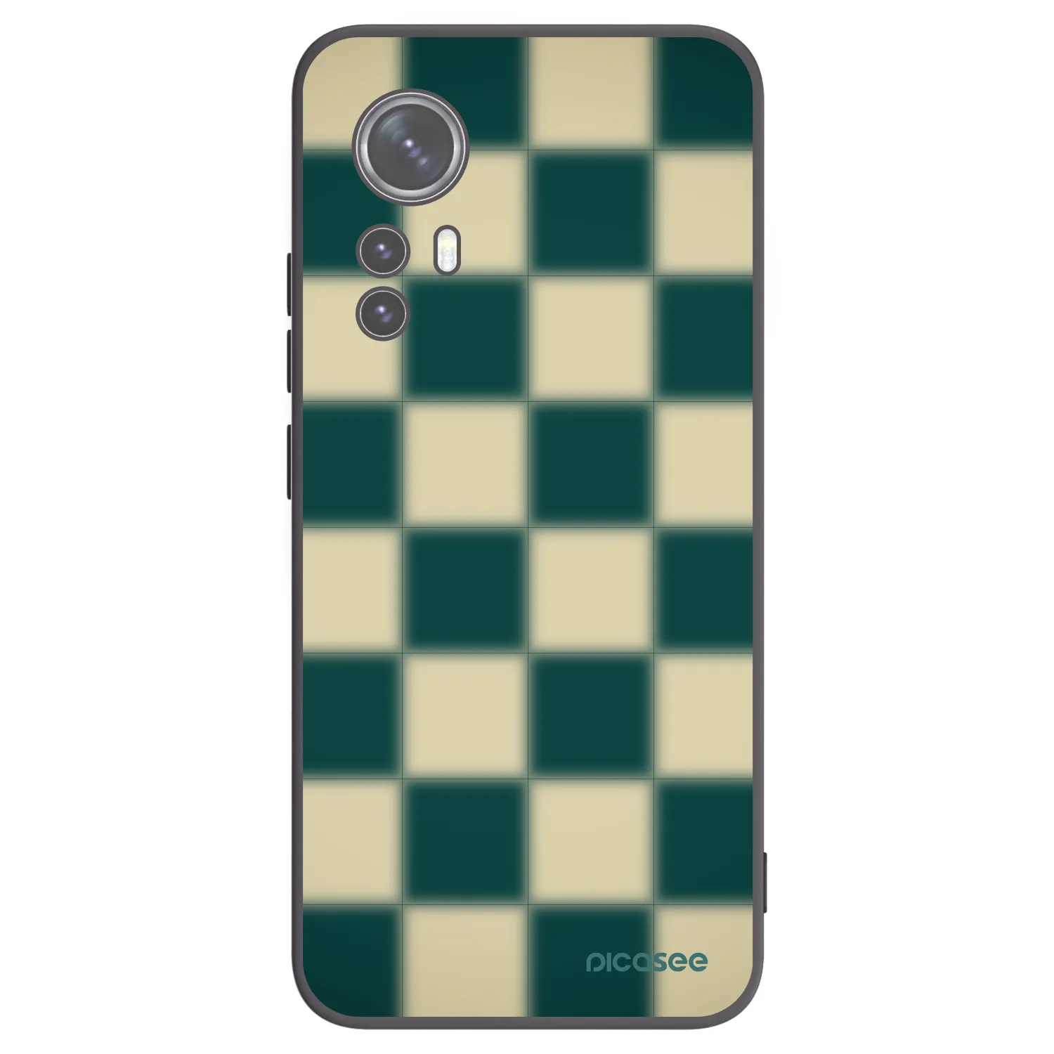 Picasee crna silikonska maskica za Xiaomi 12X - Shadow Chess