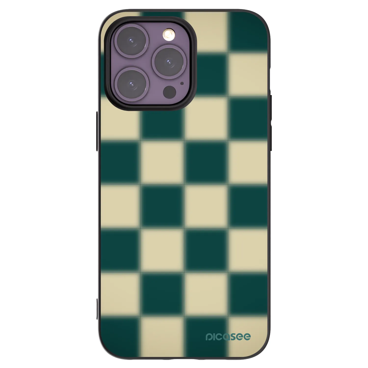 Picasee crna silikonska maskica za Apple iPhone 14 Pro Max - Shadow Chess