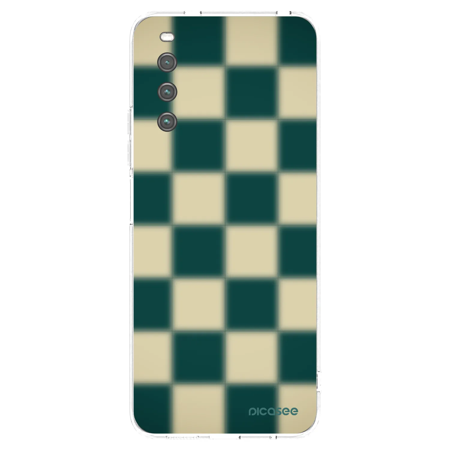 Picasee silikonska prozirna maskica za Sony Xperia 10 IV 5G - Shadow Chess