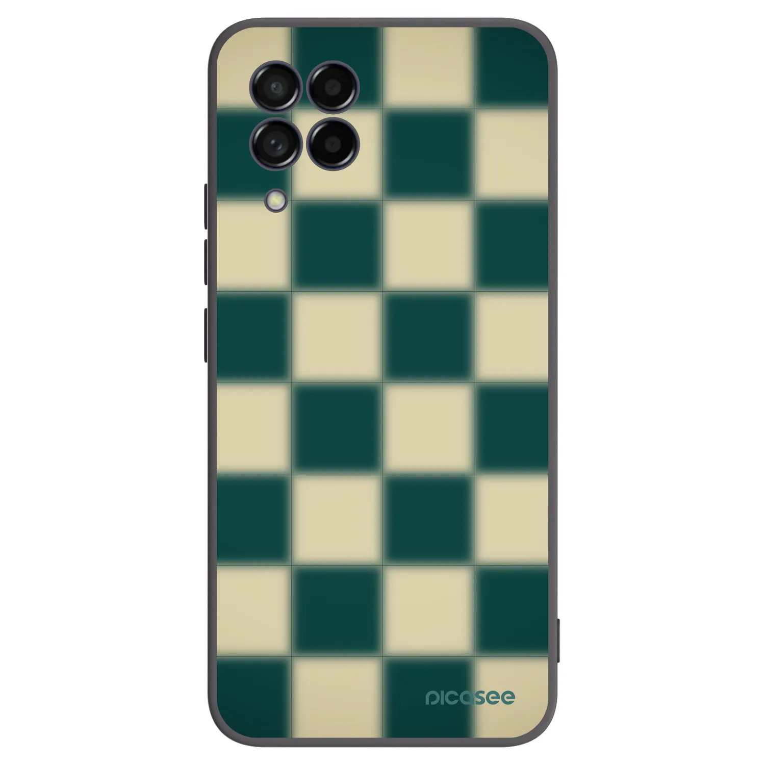 Picasee crna silikonska maskica za Samsung Galaxy M53 5G - Shadow Chess