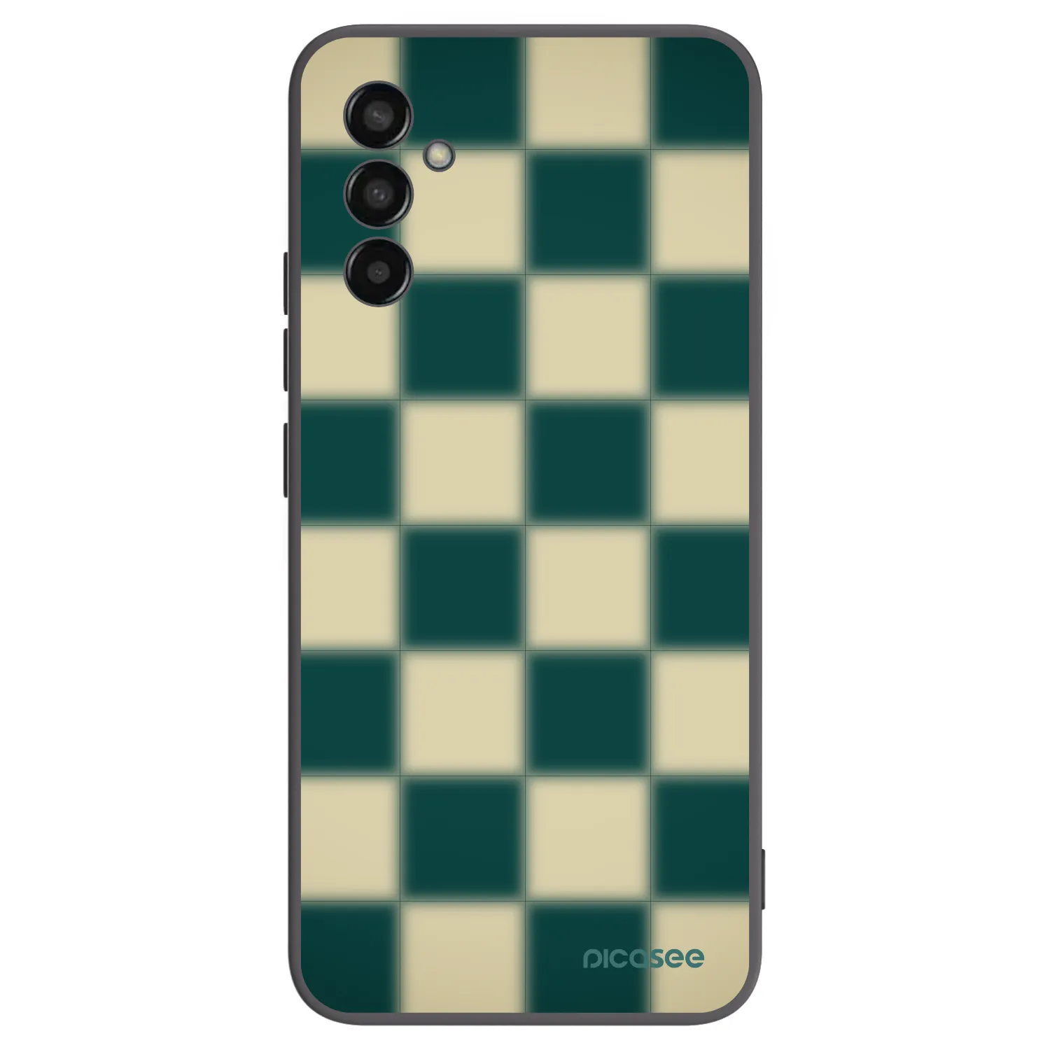 Picasee crna silikonska maskica za Samsung Galaxy M13 M135F - Shadow Chess
