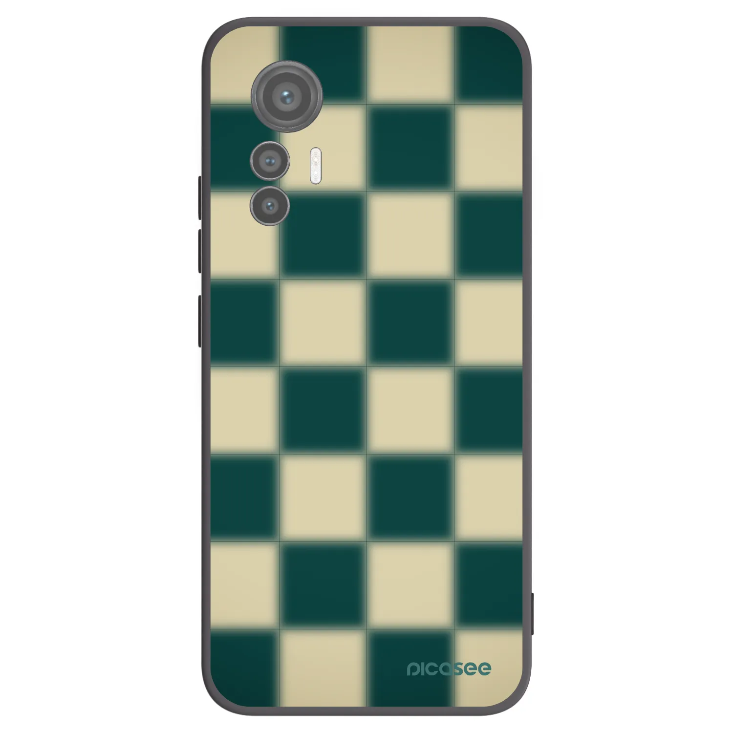 Picasee crna silikonska maskica za Xiaomi 12 Lite - Shadow Chess