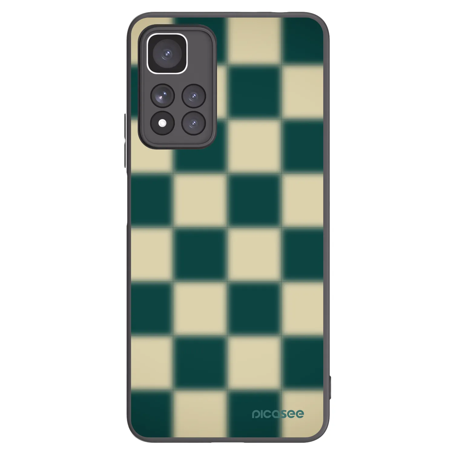 Picasee crna silikonska maskica za Xiaomi Redmi Note 11 Pro+ 5G - Shadow Chess