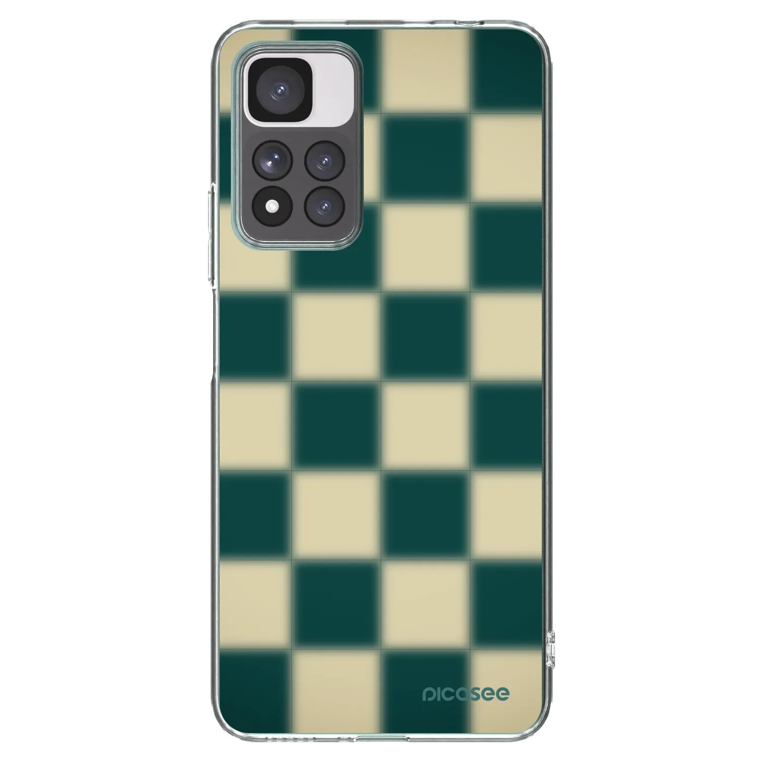 Picasee silikonska prozirna maskica za Xiaomi Redmi Note 11 Pro+ 5G - Shadow Chess