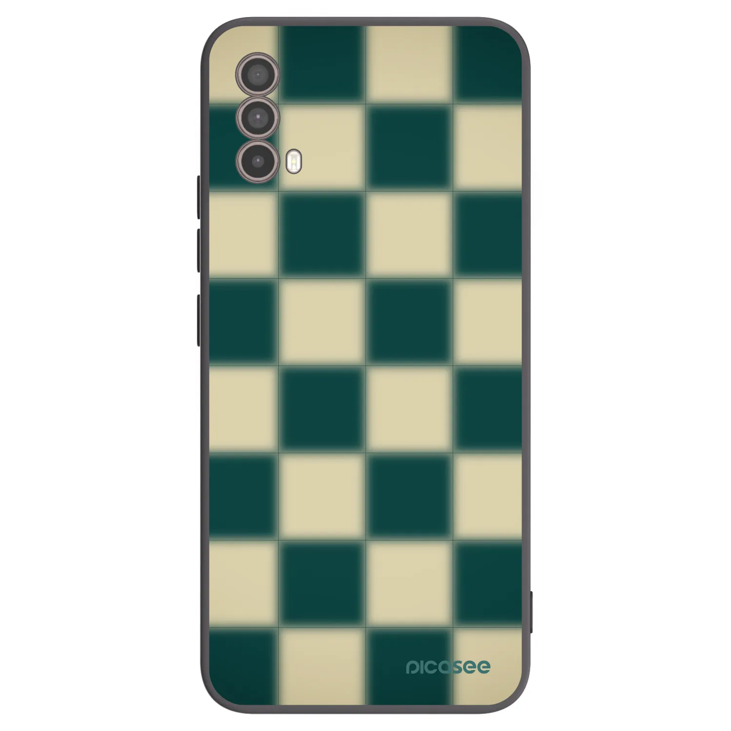 Picasee crna silikonska maskica za Motorola Moto E40 - Shadow Chess