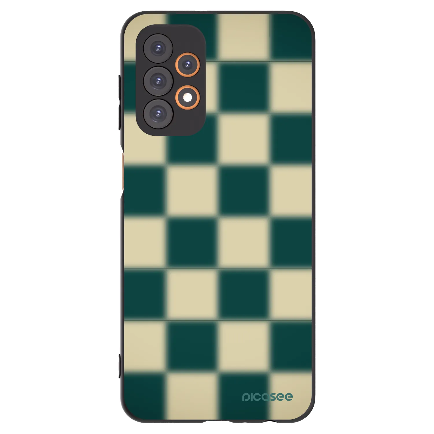 Picasee crna silikonska maskica za Samsung Galaxy A23 A235F 4G - Shadow Chess
