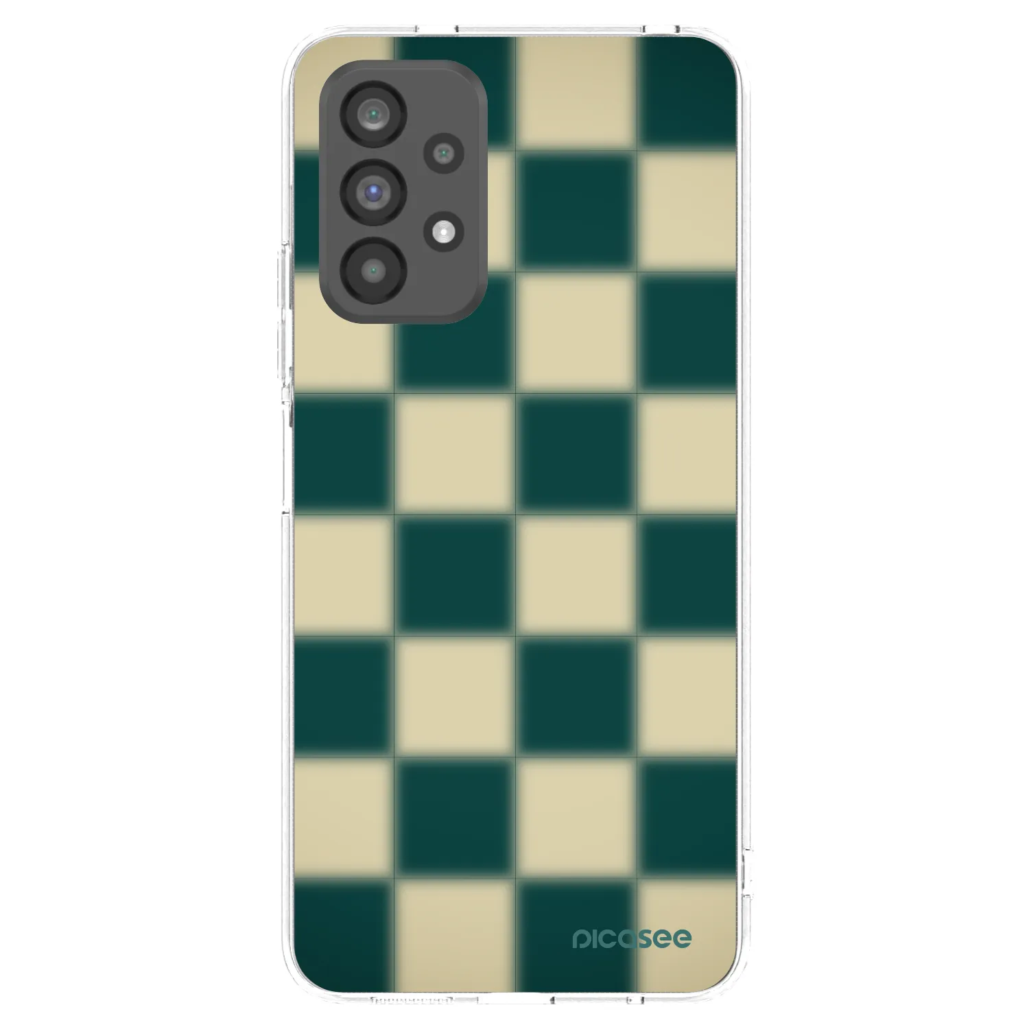 Picasee silikonska prozirna maskica za Samsung Galaxy A73 5G - Shadow Chess