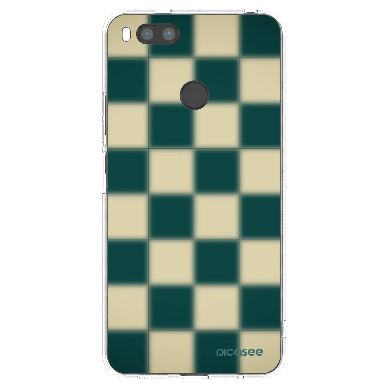 Picasee silikonska prozirna maskica za Xiaomi Redmi A1 - Shadow Chess