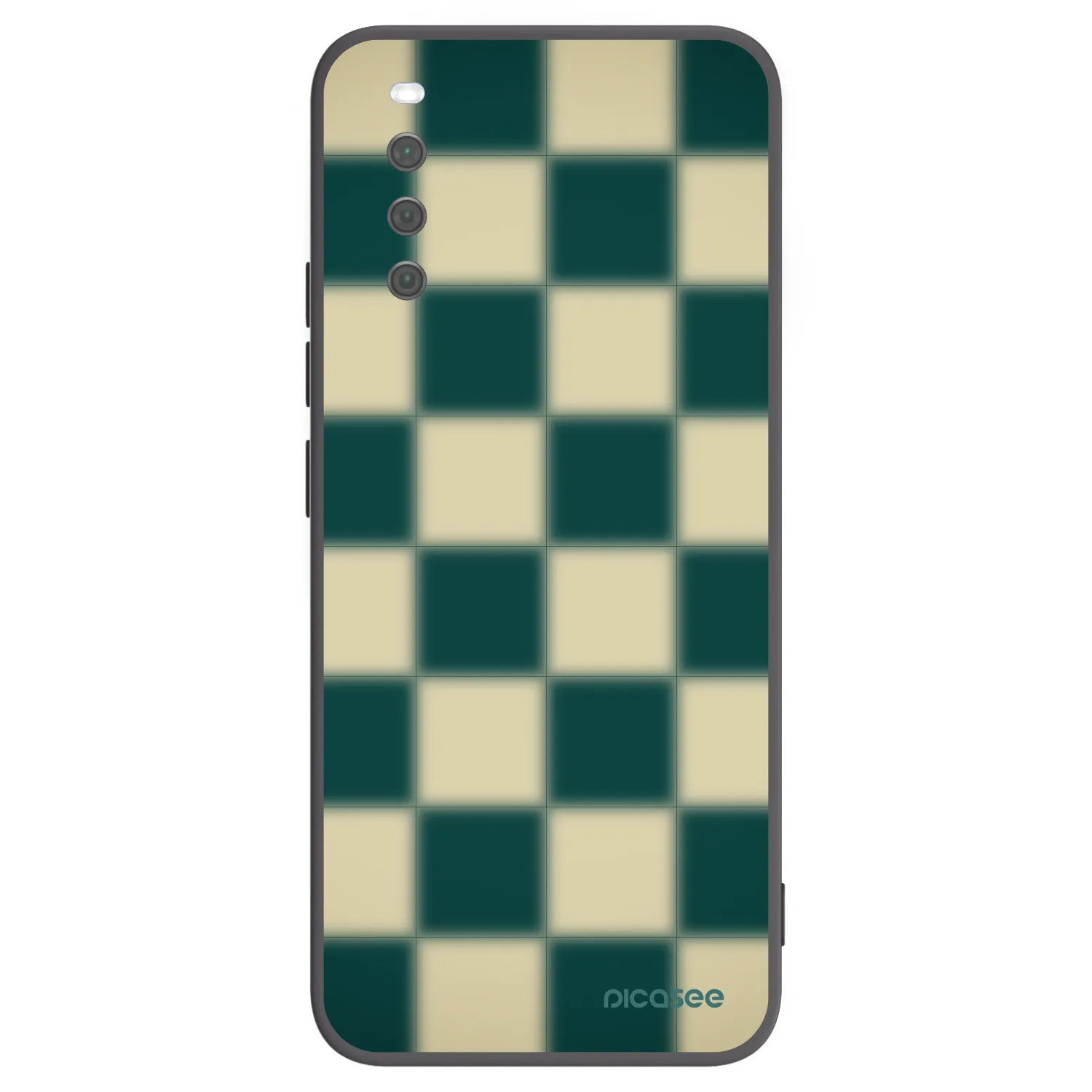Picasee crna silikonska maskica za Sony Xperia 10 III - Shadow Chess