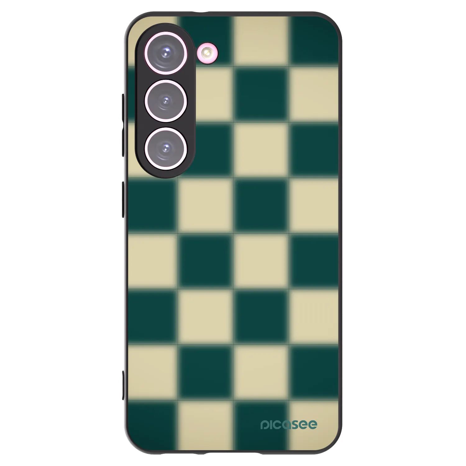 Picasee crna silikonska maskica za Samsung Galaxy S23 5G - Shadow Chess