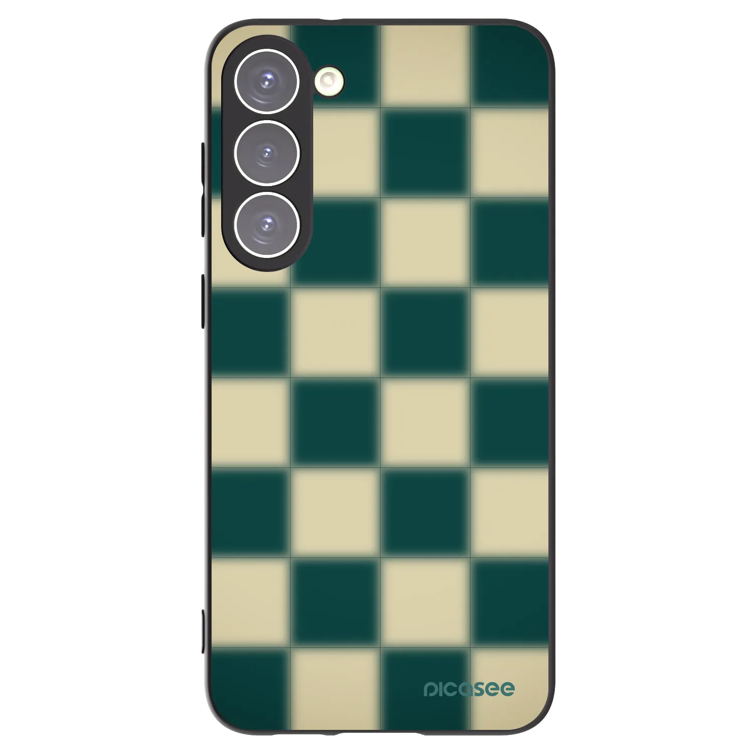 Picasee crna silikonska maskica za Samsung Galaxy S23+ 5G - Shadow Chess