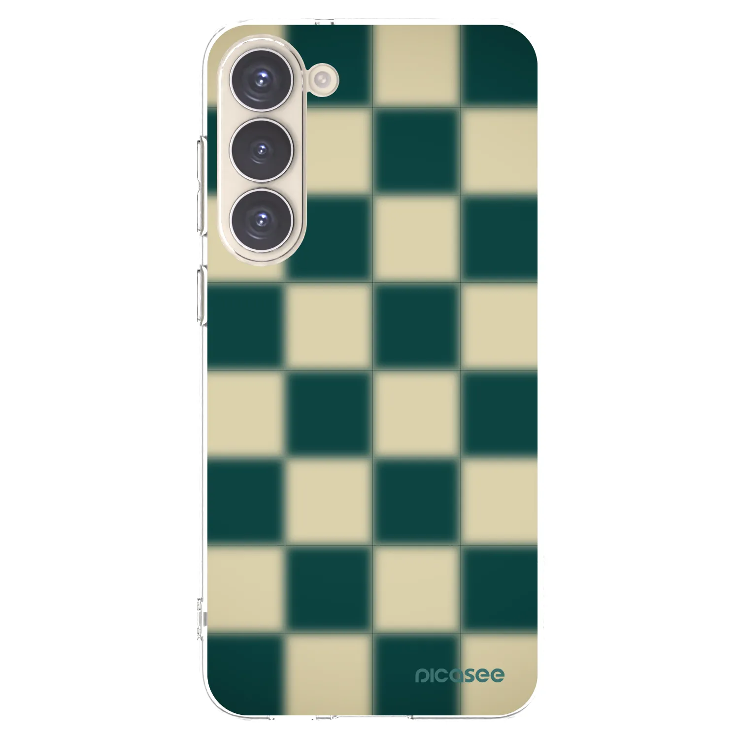 Picasee silikonska prozirna maskica za Samsung Galaxy S23+ 5G - Shadow Chess