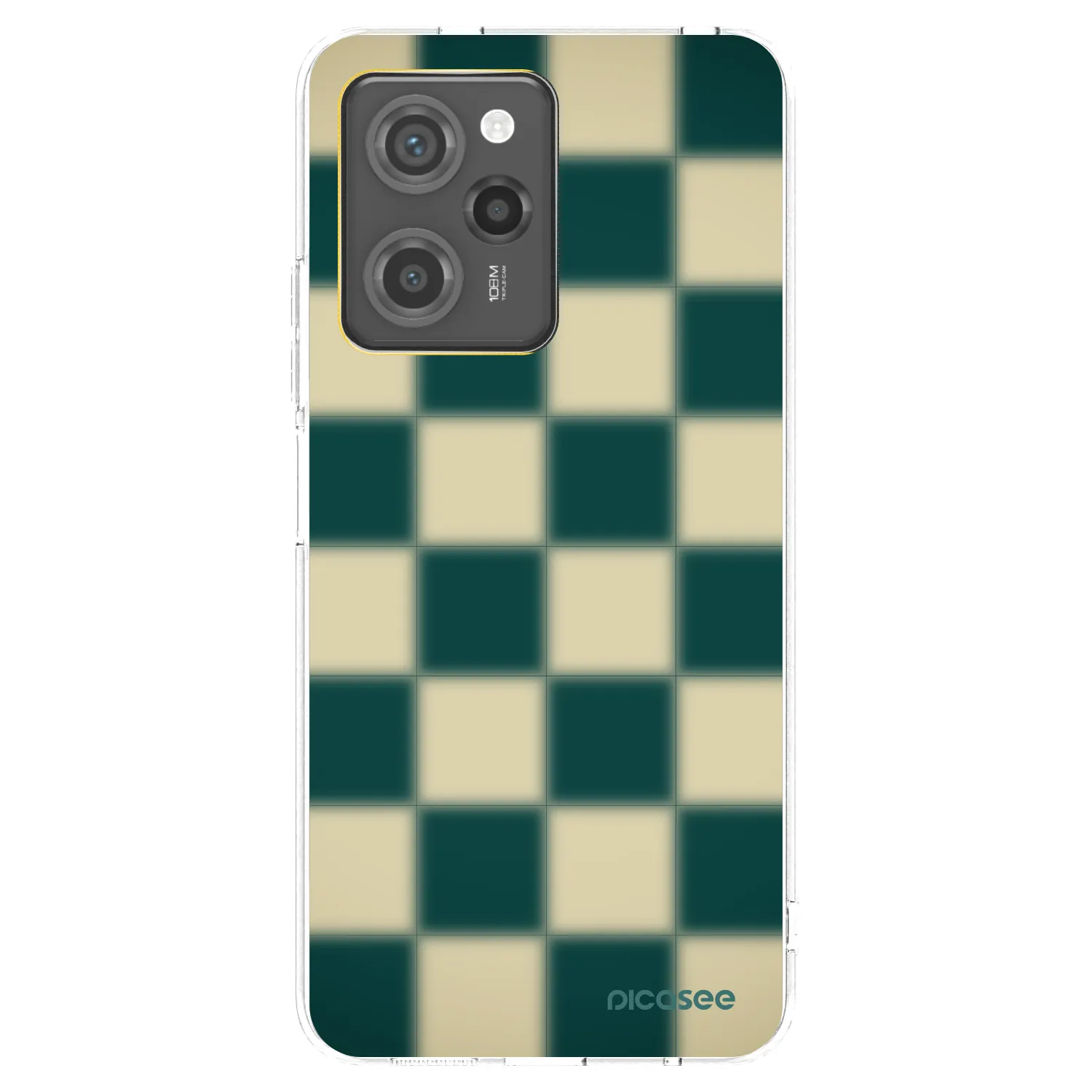 Picasee silikonska prozirna maskica za Xiaomi Poco X5 Pro - Shadow Chess