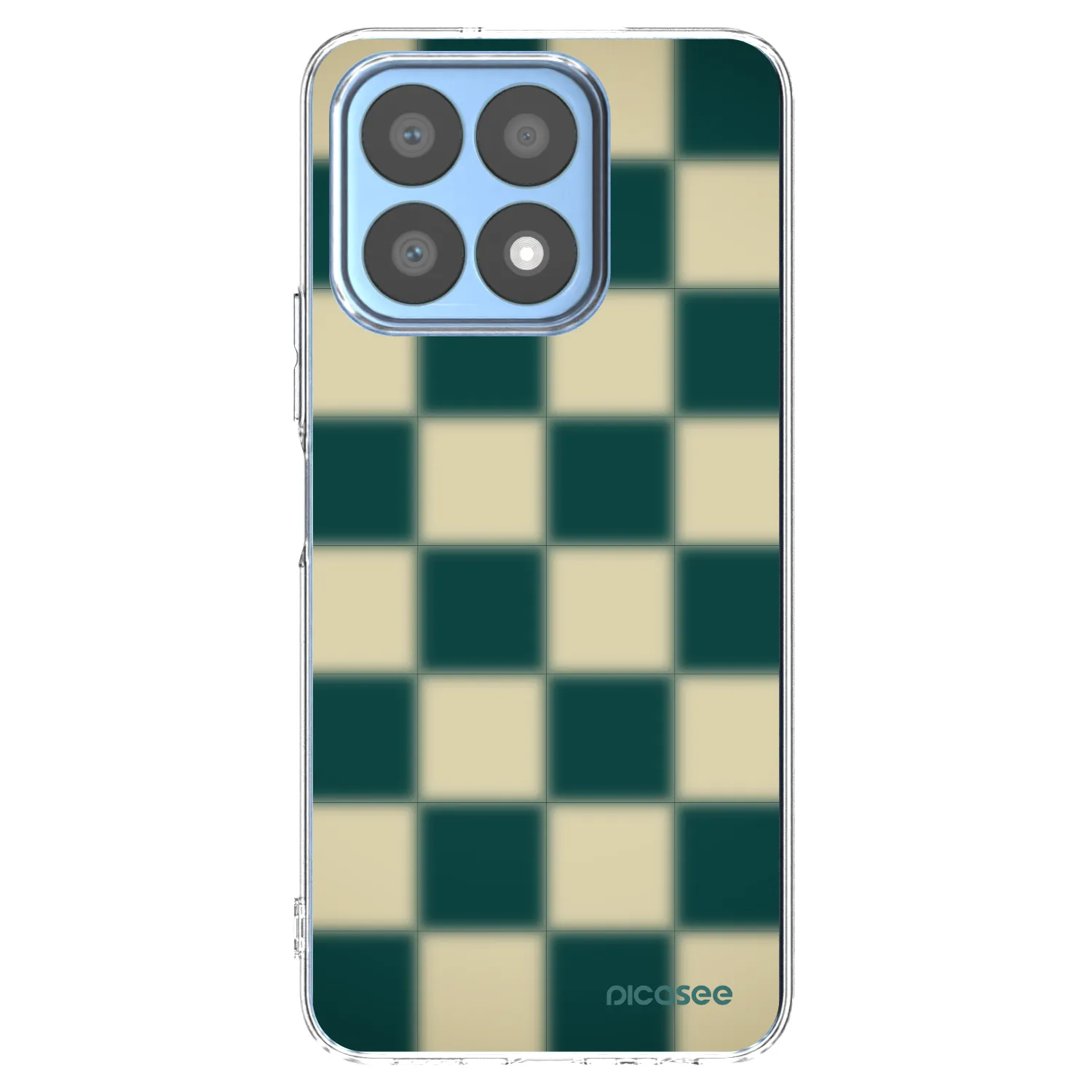 Picasee silikonska prozirna maskica za Honor X8a - Shadow Chess