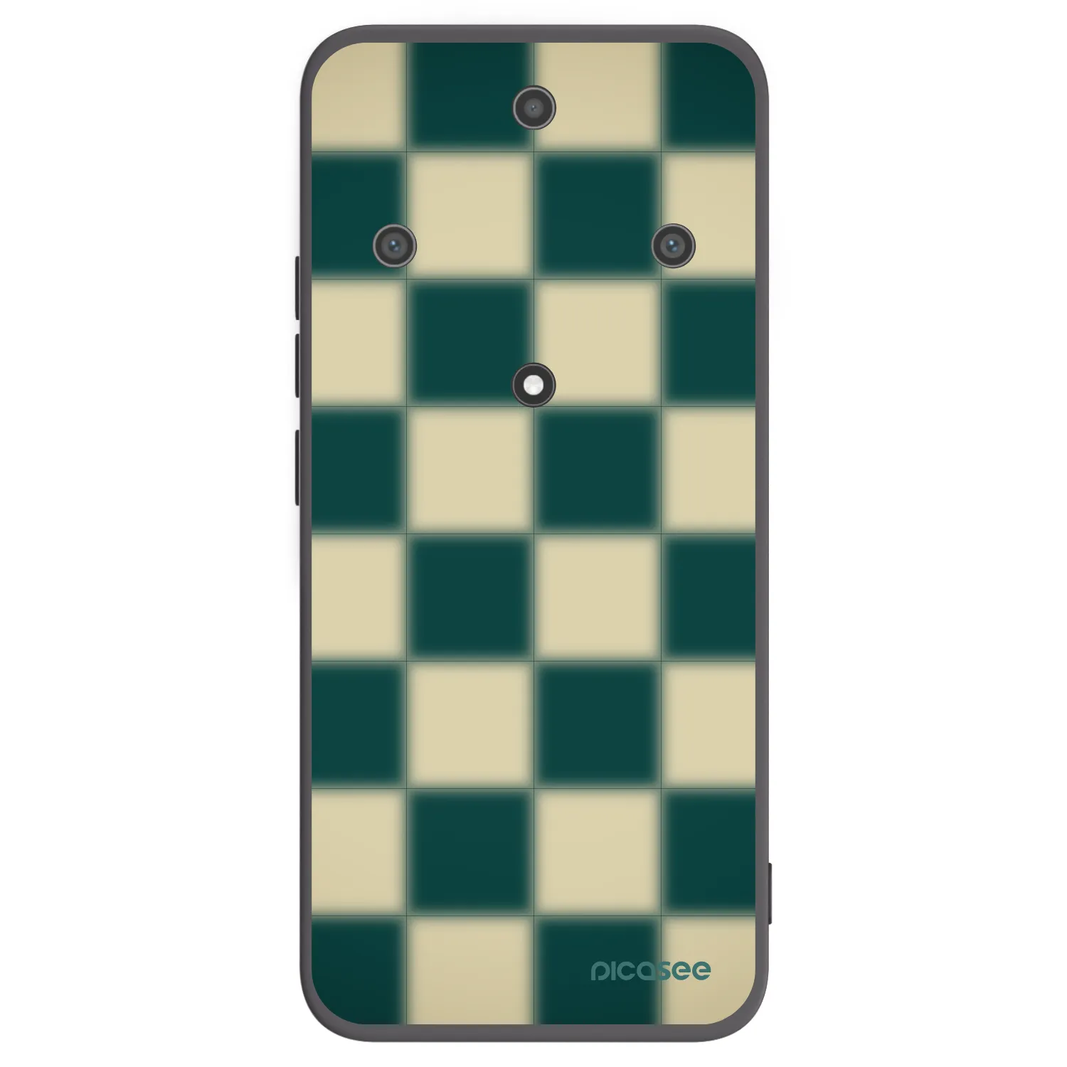 Picasee crna silikonska maskica za Honor Magic5 Lite 5G - Shadow Chess