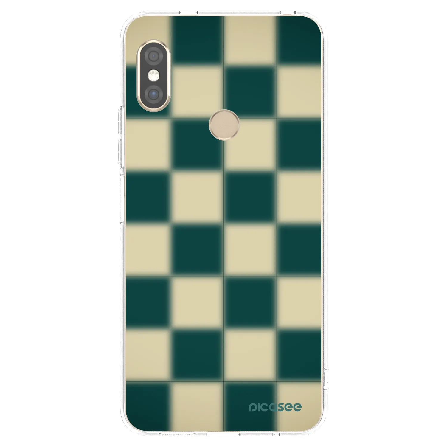 Picasee silikonska prozirna maskica za Xiaomi Redmi Note 5 Global - Shadow Chess