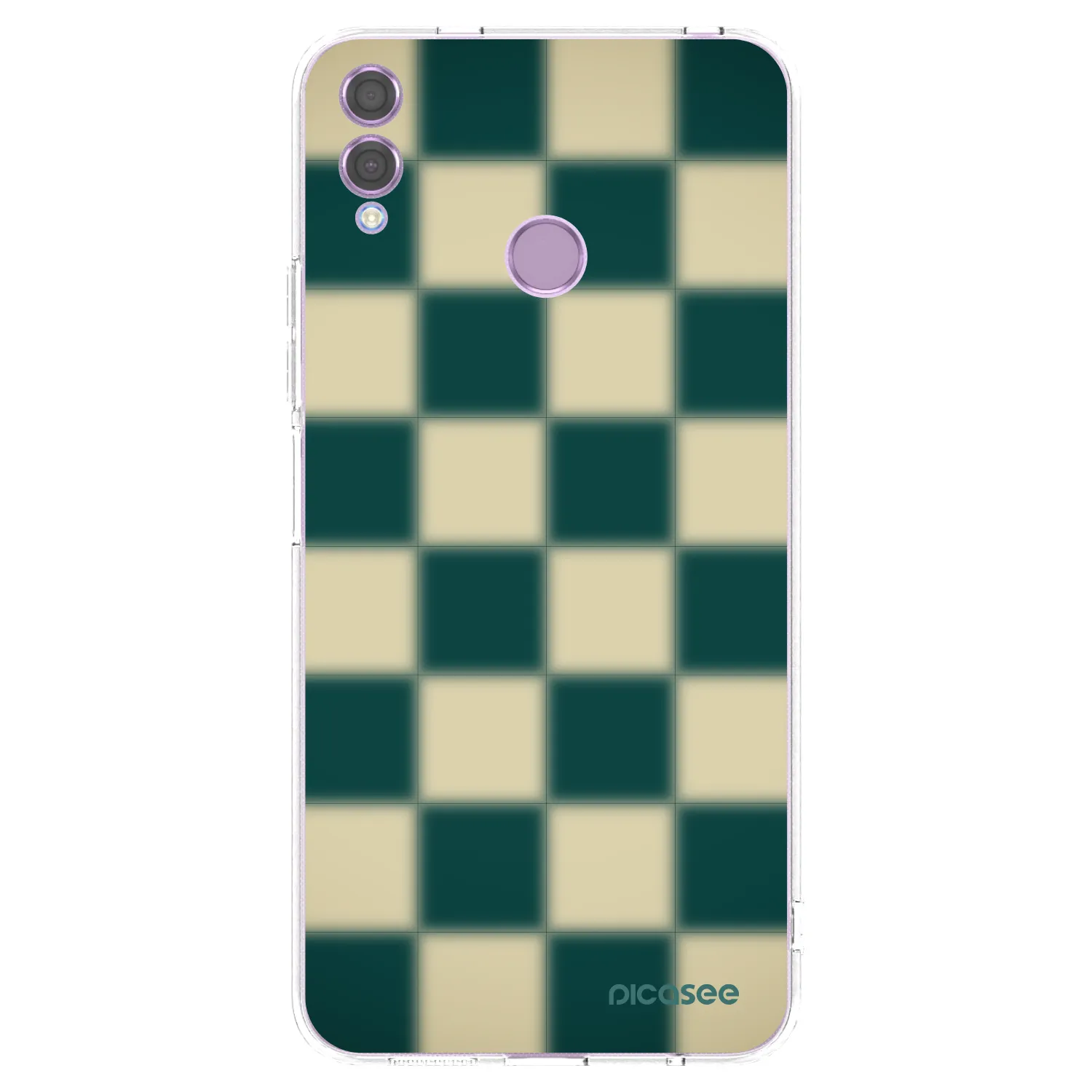 Picasee silikonska prozirna maskica za Honor 8X - Shadow Chess