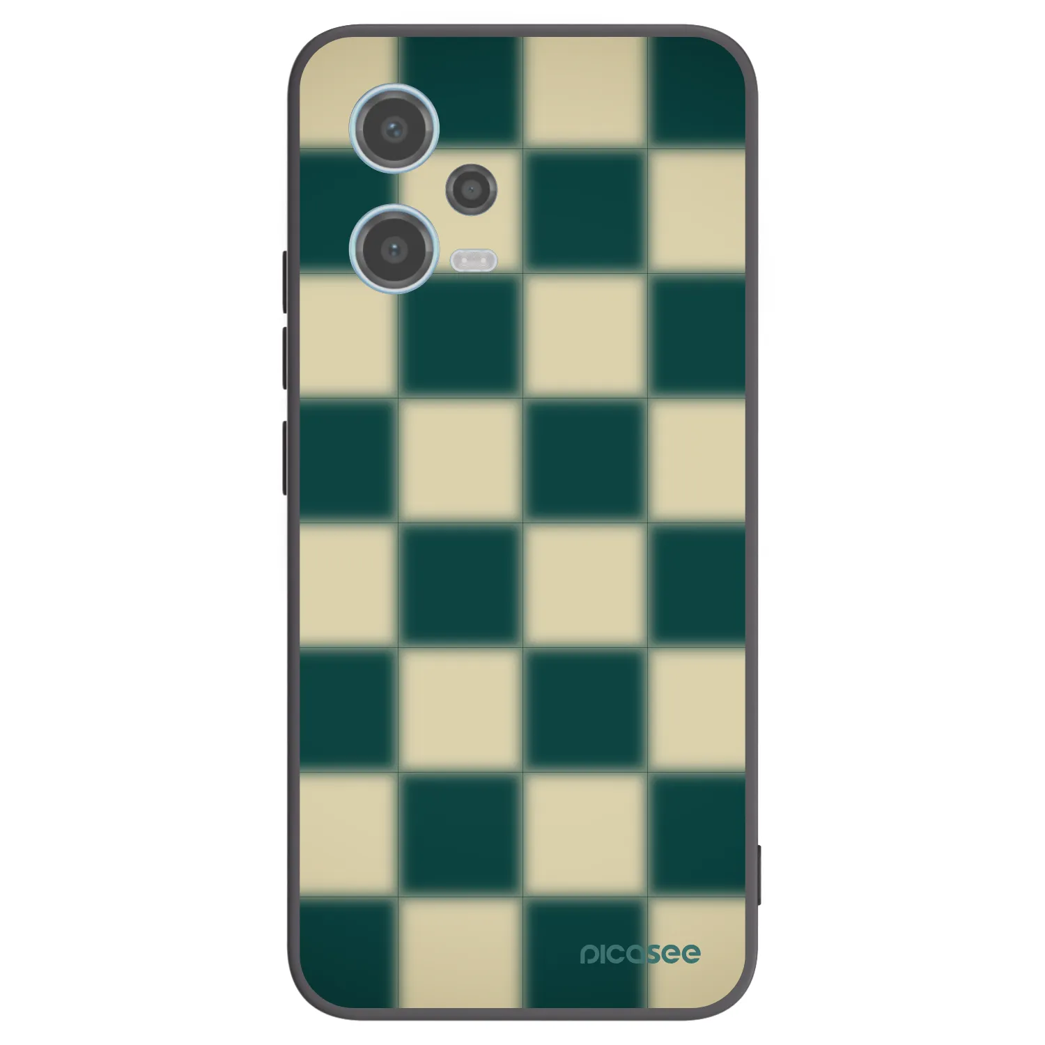 Picasee crna silikonska maskica za Xiaomi Redmi Note 12 5G - Shadow Chess